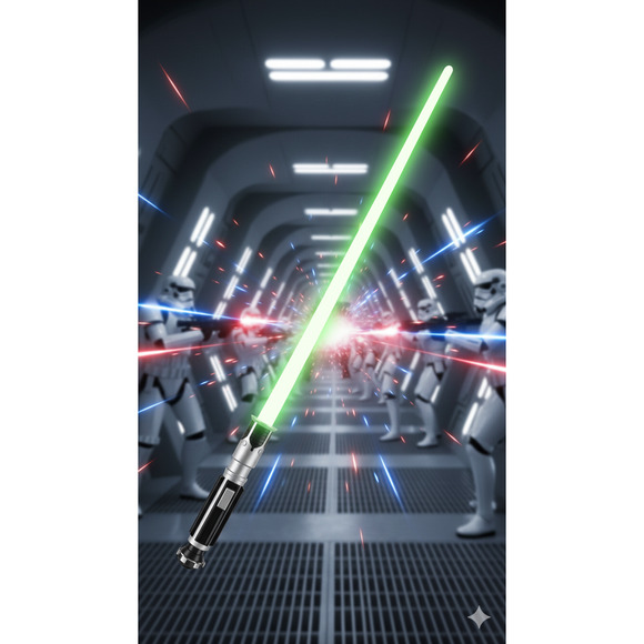 Jedi Knight Lightsaber Replica - Extendable Glow-in-the-Dark Blade - Picture 3 of 3